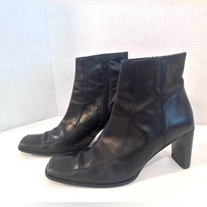 Nine West Leather Ankle Boots 8 1/2 M